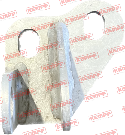 124707 Kempf Halter f. Umlenkrolle im Chassis, rechts
